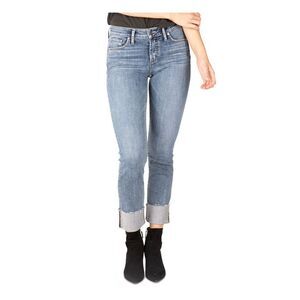 NWT SILVER JEANS CO. Womens Cuffed Jeans Blue Juniors W33\L29